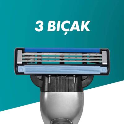 Gillette Mach3 Yedek Tıraş Bıçağı 18 Adet Karton Paket - 4