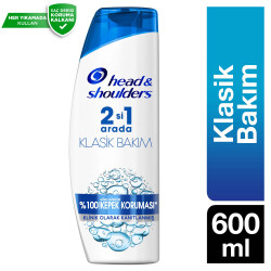 Head & Shoulders Klasik Bakım 2'Si 1 Arada Kepeğe Karşı Etkili Şampuan 600 Ml - 1