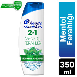 Head & Shoulders Mentol Ferahlığı 2'Si 1 Arada Kepeğe Karşı Etkili Şampuan 350 Ml - 1