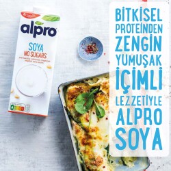 Alpro Şekersiz Soya Sütü 1 L - 3