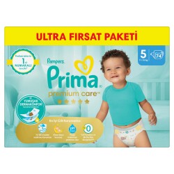 Prima Bebek Bezi Premium Care 5 Numara 74 Adet Ultra Fırsat Paketi - 2