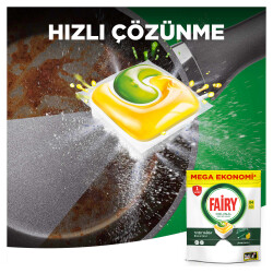 Fairy Hepsi Bir Arada Bulaşık Makinesi Deterjanı Kapsülü/Tableti 84 Yıkama Limon Kokulu - 7