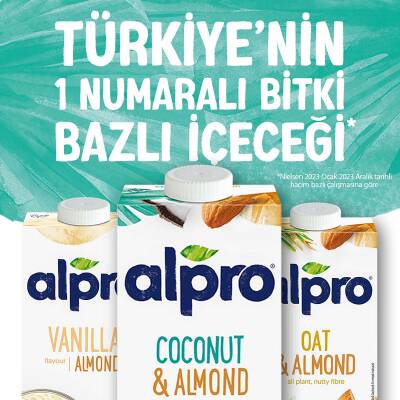 Alpro Hindistan Cevizi Badem Sütü 1L - 6