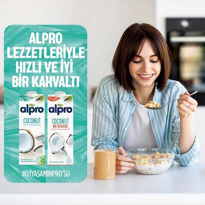 Alpro Hindistan Cevizi Badem Sütü 1L - 7