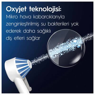 Oral-B Ağız Sağlığı Merkezi Ağız Duşu: Ağız duşu, 1 Oxyjet Başlığı, 1 Su Jeti Başlığı - 5