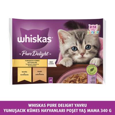 Whiskas Yavru Güveç Klasik 4'Lü 340 Gr - 1