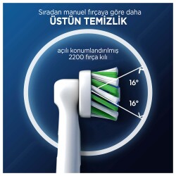 Oral-B Cross Action Şarjlı Diş Fırçası Yedek Başlığı 9’lu - 5