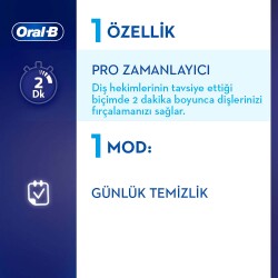 Oral B D100 Çocuk Şarjlı Diş Fırçası Princess - 3