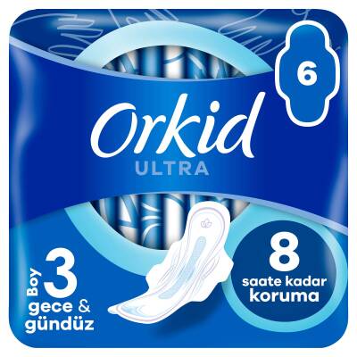 Orkid Ultra Extra Hijyenik Ped Gece Tekli Paket 6 Ped - 1