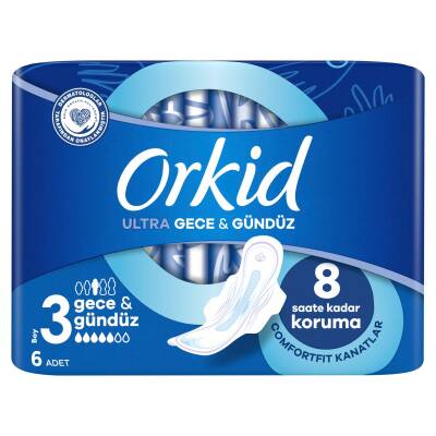 Orkid Ultra Extra Hijyenik Ped Gece Tekli Paket 6 Ped - 2