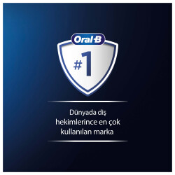 Oral-B Pro 3 - 3900 - Siyah Beyaz 2'li Şarj Edilebilir Diş Fırçası Seti - 8