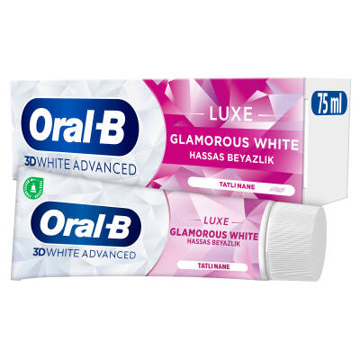 Oral-B Pro 3D White Advanced Luxe Glamorous White Diş Macunu 75 ml - 1