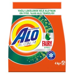 Alo Platinum 4 Kg Fairy Etkili Beyazlar Hızlı Çözülme Toz Deterjan - 2