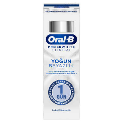 Oral-B Pro 3D White Clinical Yoğun Beyazlık Parlak Mükemmellik Diş Macunu 75 ml - 3