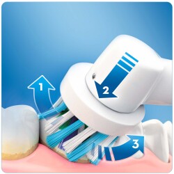 Oral-B Pro 750 Şarj Edilebilir Diş Fırçası Cross Action Pembe (Seyahat Kabı Hediyeli!) - 7