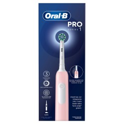 Oral-B Pro Series 1 Pembe Elektrikli Diş Fırçası, 1 Diş Fırçası Başlığı, Braun Tasarımı - 2