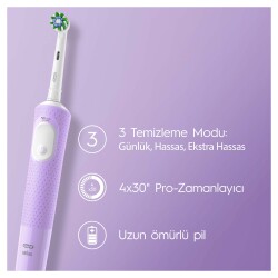 Oral-B Şarjlı/Elektrikli Diş Fırçası Vitality Pro Beyaz Koruma ve Temizlik - 3