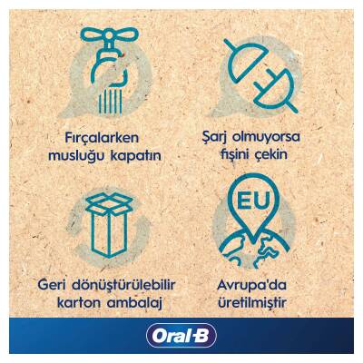 Oral-B Şarjlı/Elektrikli Diş Fırçası Vitality Pro Lila Koruma ve Temizlik - 17