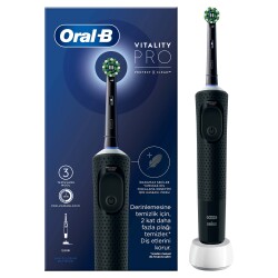 Oral-B Şarjlı/Elektrikli Diş Fırçası Vitality Pro Siyah Koruma ve Temizlik - 3