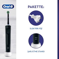 Oral-B Şarjlı/Elektrikli Diş Fırçası Vitality Pro Siyah Koruma ve Temizlik - 6