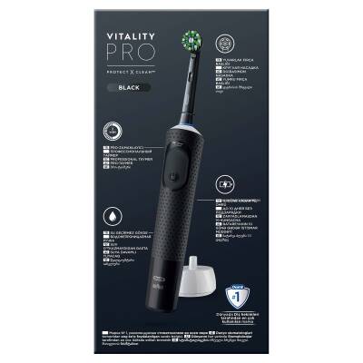 Oral-B Şarjlı/Elektrikli Diş Fırçası Vitality Pro Siyah Koruma ve Temizlik - 21