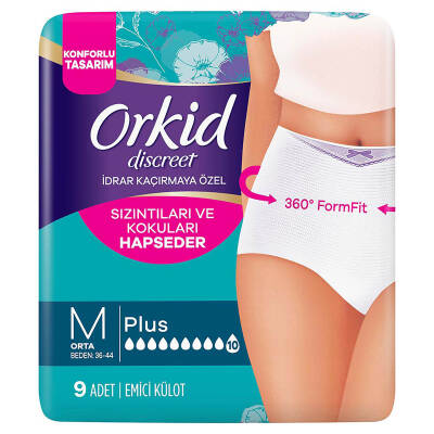 Orkid Discreet Emici Külot Orta Boy 9'lu - 2