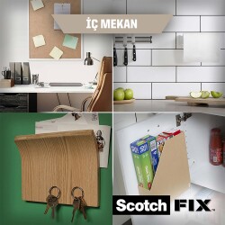 Scotch® İç Mekan Güçlü Montaj Bandı 19Mmx1,5M - 3