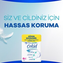 Orkid Extra Hassas Koruma Uzun (Boy 2) Kanatlı Hijyenik Ped 16 Adet - 8