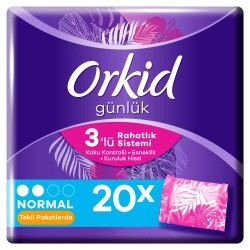 Orkid Günlük Ped Günlük Koruma Tekli Paket 20 Ped (Tekli Paketlerde) - 1