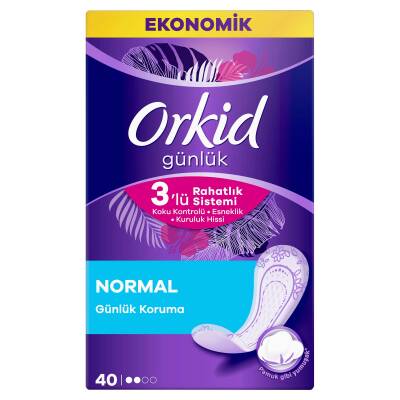 Orkid Günlük Ped Normal Ekonomik Paket 40 Ped - 4