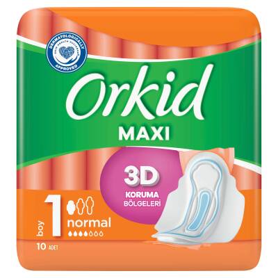 Orkid Maxi Hijyenik Ped Normal 10 Adet Tekli Paket - 4