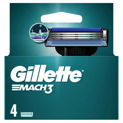 Gillette Mach3 Yedek Tıraş Bıçağı 4 Adet - 2