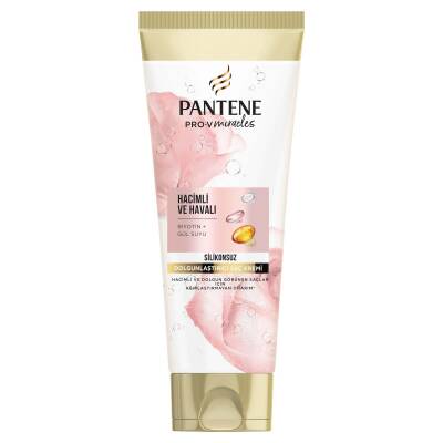 Pantene Silikonsuz Hacim Veren Dolgunlaştırıcı Saç Bakım Kremi, Biotin Ve Gül Suyu, 275Ml - 2