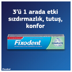 Fixodent Complete Aroma İçermez Diş Protez Yapıştırıcı Krem 47Gr - 7