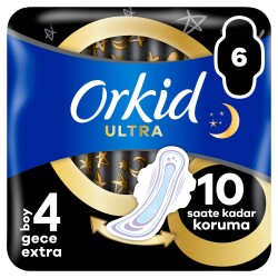 Orkid Ultra Ekstra Tekli Paket Gece Ekstra 6 adet - 1