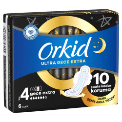 Orkid Ultra Ekstra Tekli Paket Gece Ekstra 6 adet - 4