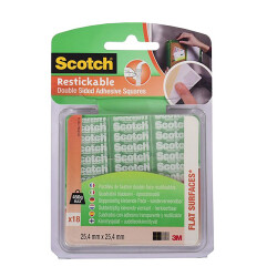 Scotch R100 Reusable Seffaf Kare, 24Mmx24Mm - 1