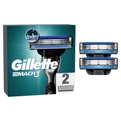 Gillette Mach3 Yedek Tıraş Bıçağı 2 Adet - 1