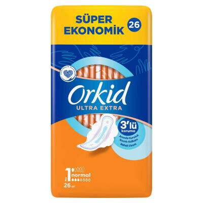 Orkid Ultra Extra Hijyenik Ped Normal Süper Ekonomik Paket 26 Ped - 4