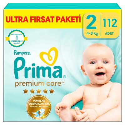 Pampers Bebek Bezı Premıumc Mq S2 112Ct - 1