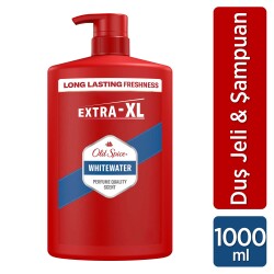 Old Spice Whitewater Erkek Duş Jeli Ve Şampuan 1000 Ml Xxl Büyük Boy - 1