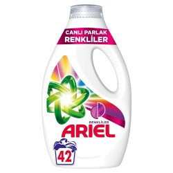 Ariel Canlı Parlak Renkliler Sıvı Çamaşır Deterjanı 42 Yıkama - 1