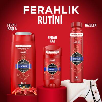 Old Spice Captain Erkekler İçin Deodorant Stick 85 Ml Xl Büyük Boy - 12