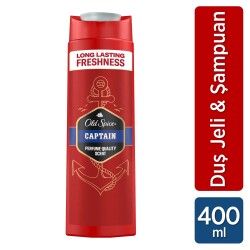 Old Spice Captain Erkek Duş Jeli Ve Şampuan 400 Ml - 1