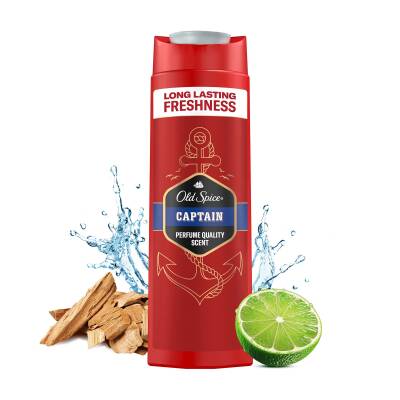 Old Spice Captain Erkek Duş Jeli Ve Şampuan 400 Ml - 3