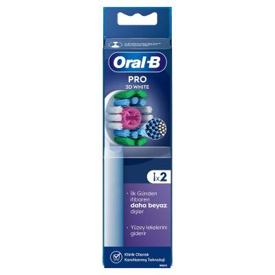 Oral-B Şarjlı Diş Fırçası Yedek Başlığı 3D White X-Filament 2 Adet Ürün - 2