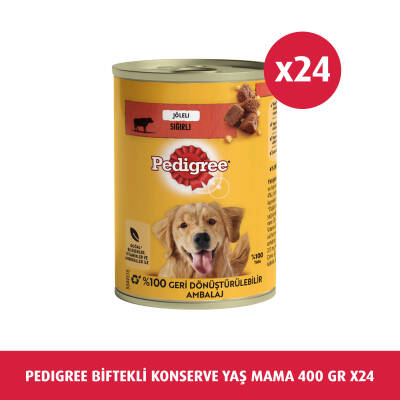 Pedigree Biftekli 400 Gr 24X - 10