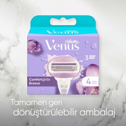 Venus Comfort Glide Breeze 4 Adet Yedek Başlık - 7