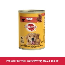 Pedigree Sığırlı Konserve Yaş Mama 400 G - 1