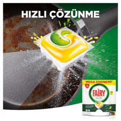 Fairy Hepsi Bir Arada Bulaşık Makinesi Deterjanı Kapsülü/Tableti 100 Yıkama Limon Kokulu - 7